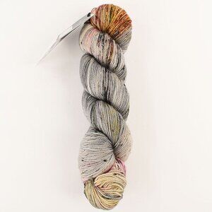 Olann Donegal Sock Yarn Superwash Merino Donegal Nep Blend Hand Dyed Maolog